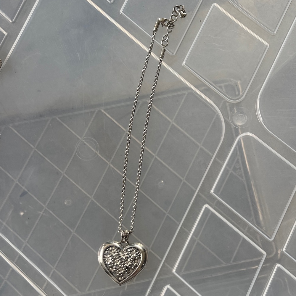 Brighton Silver Heart Pendant Necklace